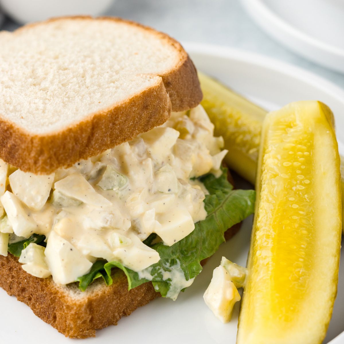 Creamy Dill Pickle Egg Salad Recipe Together as Family
