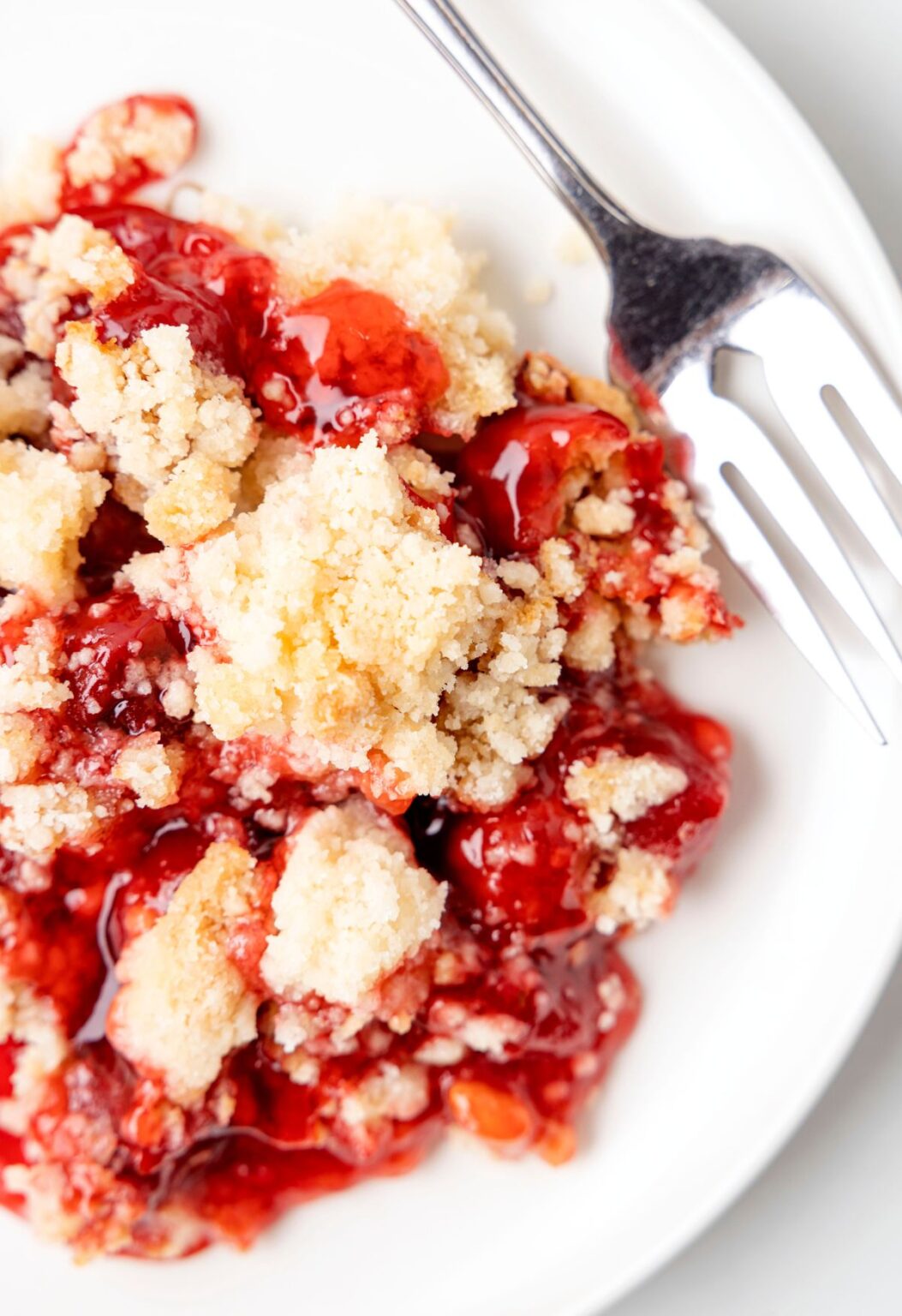 Easy Sugar Cookie Cherry Cobbler - Together as Family