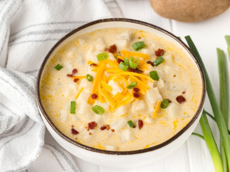 Easy Hash Brown Potato Soup (With Frozen Hash Browns) - Together as Family