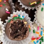 hero image of the cake pop with a bite out of it