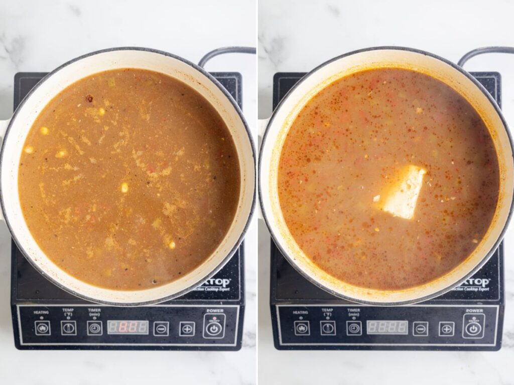 Process images for how to make this soup recipe.