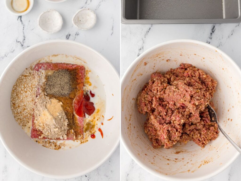 How to make this meatloaf with process images. 