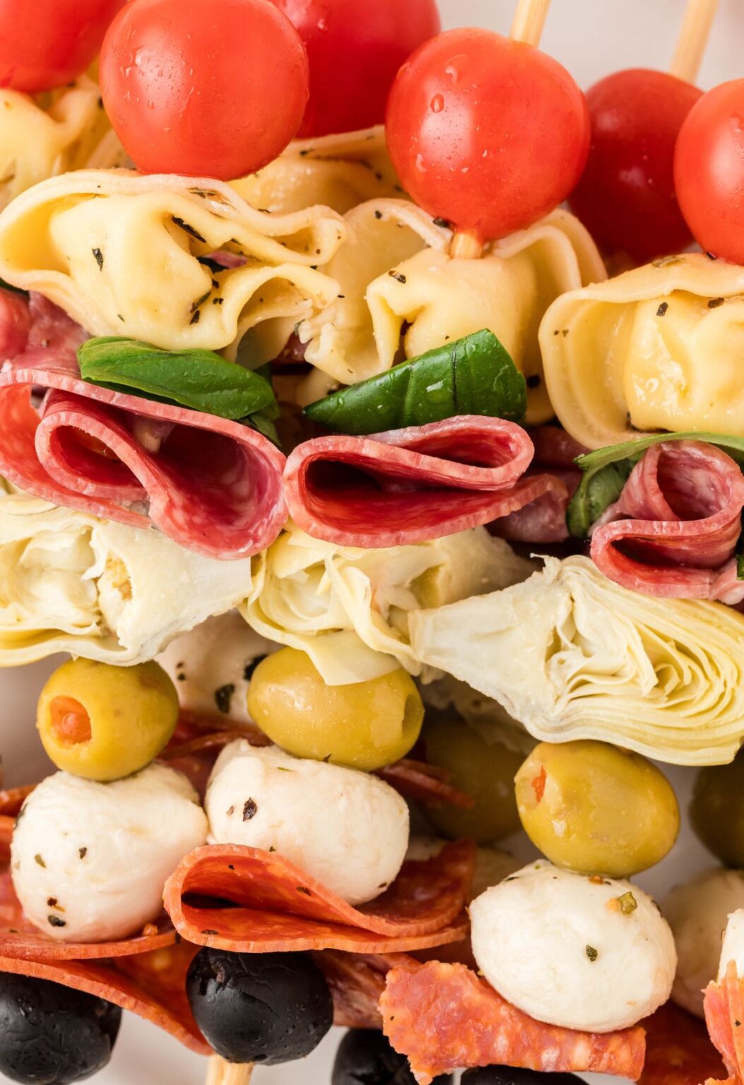 Mini Antipasto Skewers with Tortellini (BEST Appetizer) - Together as ...