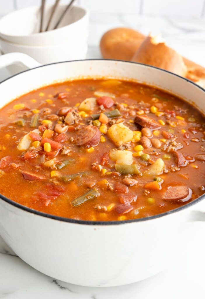 A pot of stew