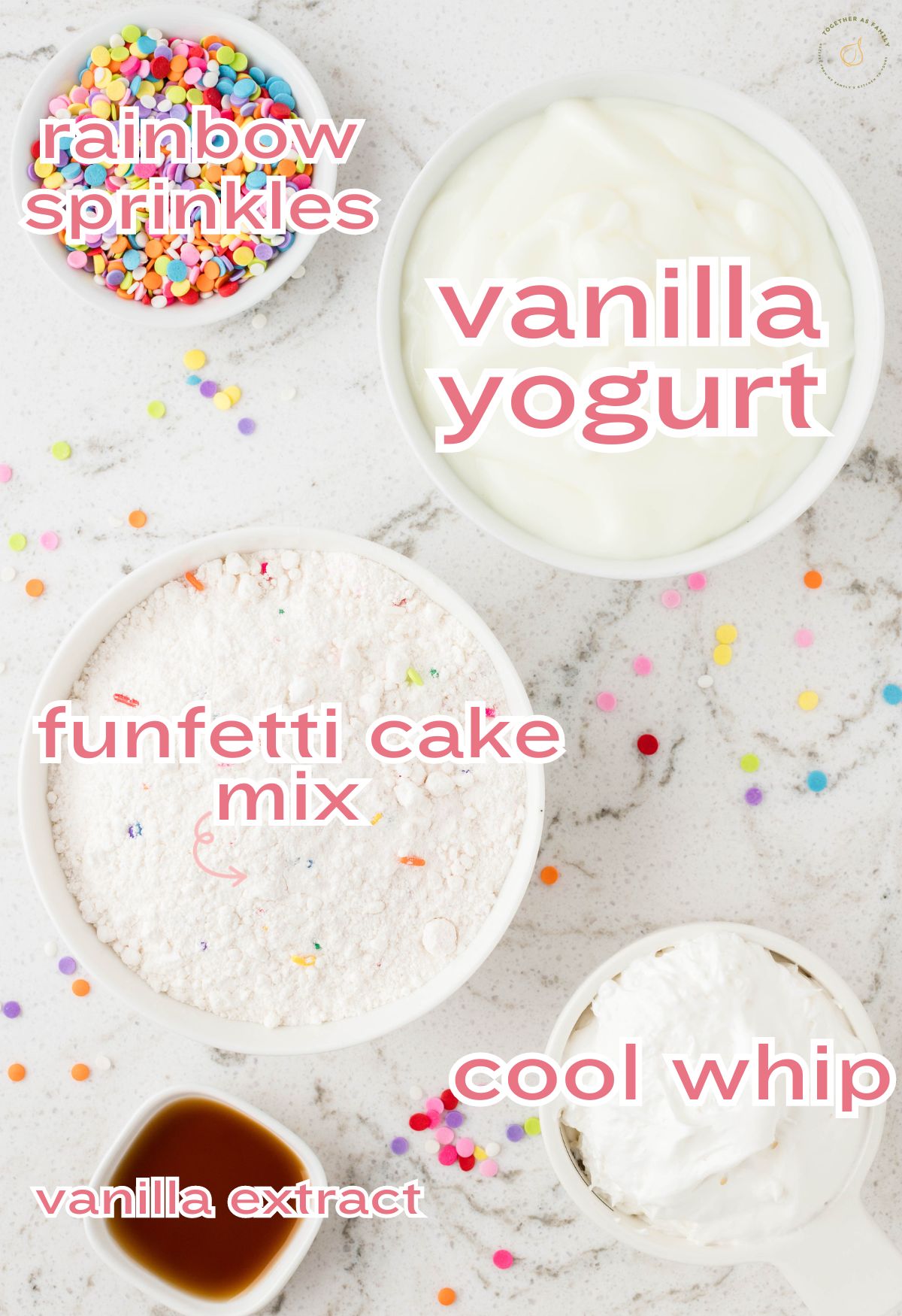 Easy Funfetti Dip Recipe (Dunkaroo Cake Batter Dip) Together as Family