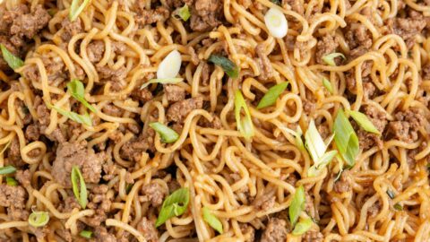 Quick & Easy Ground Beef Ramen Noodles - Together as Family