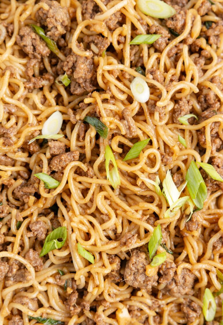Quick & Easy Ground Beef Ramen Noodles - Together as Family