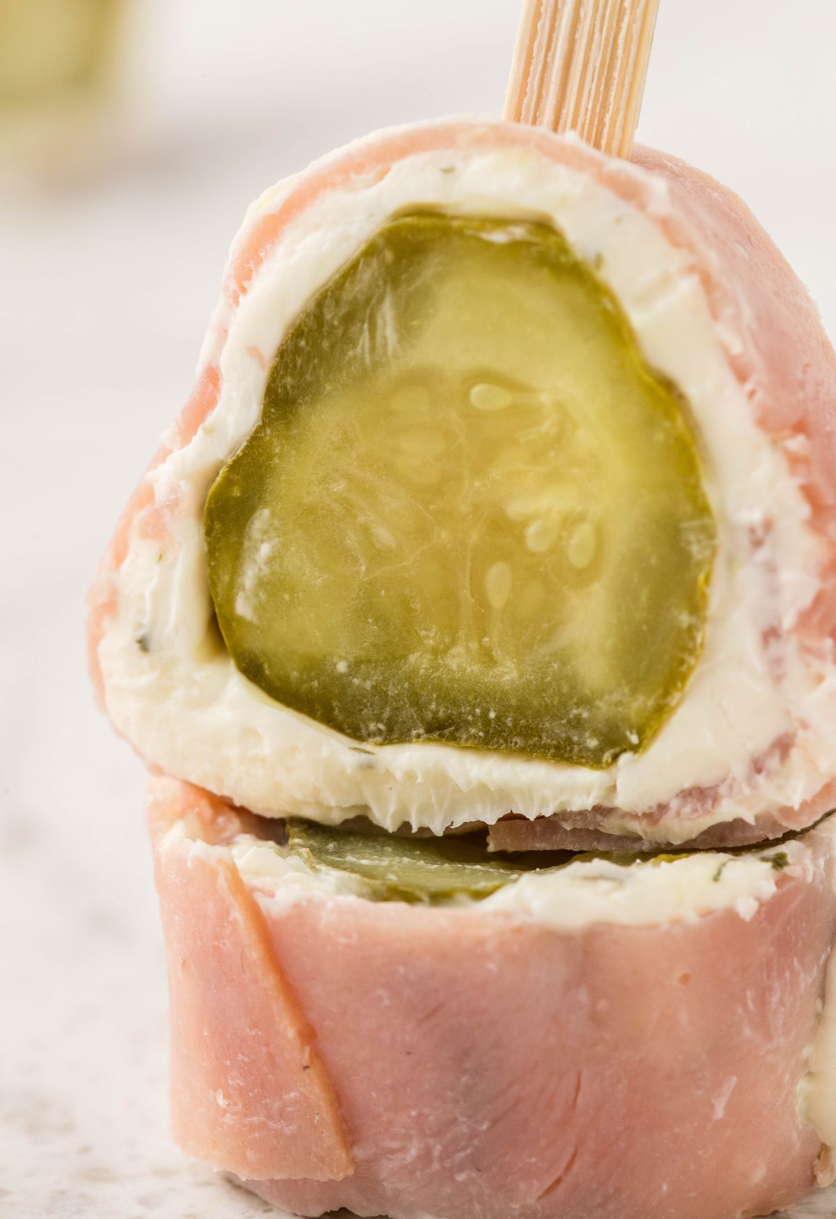 Ham and Pickle Roll Ups with Cream Cheese (Easy Appetizer) Together