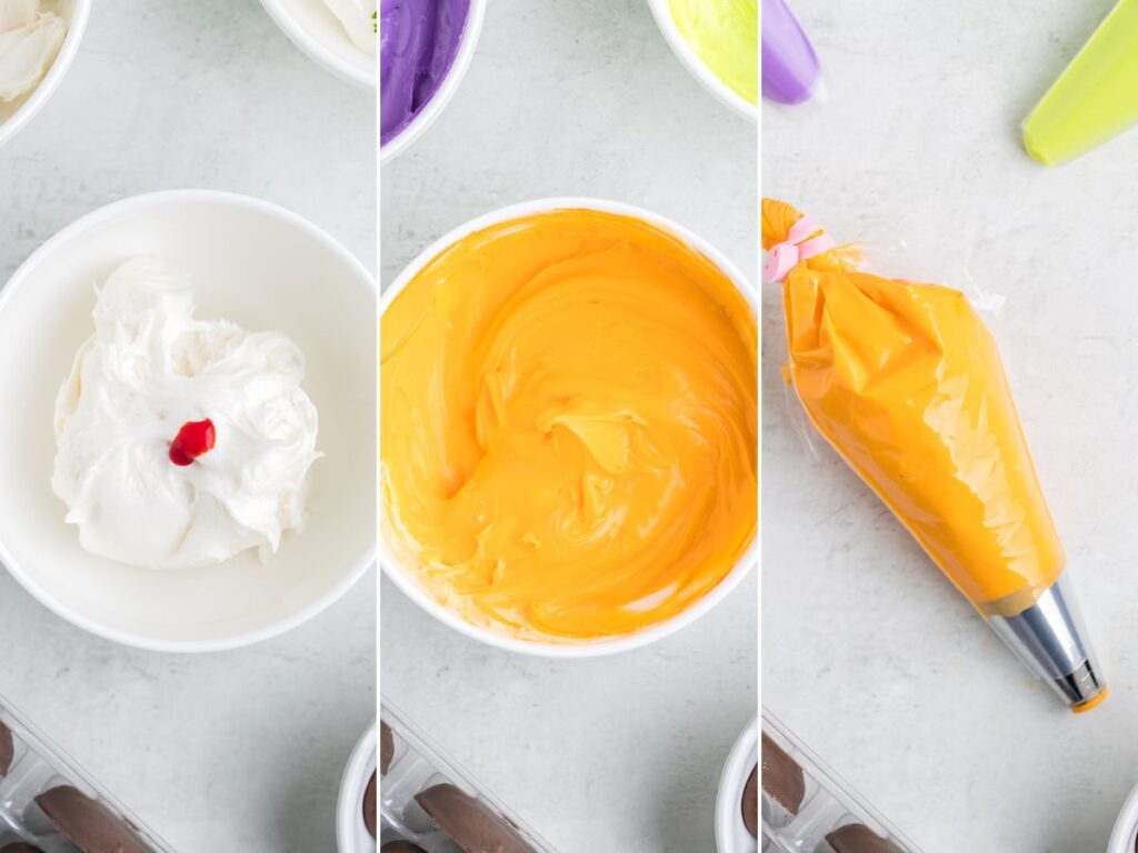 Process images for how to make this halloween recipe