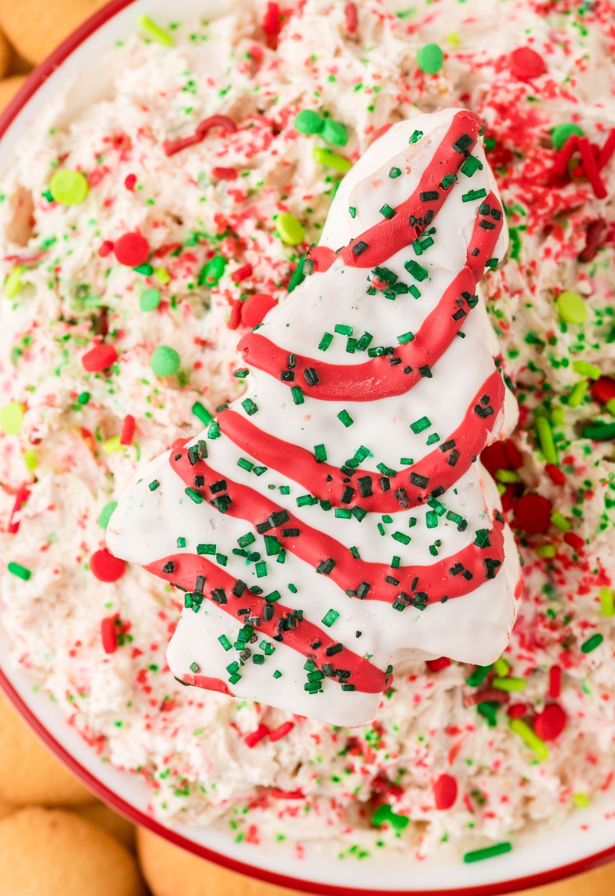 Christmas Tree Cake Dip 