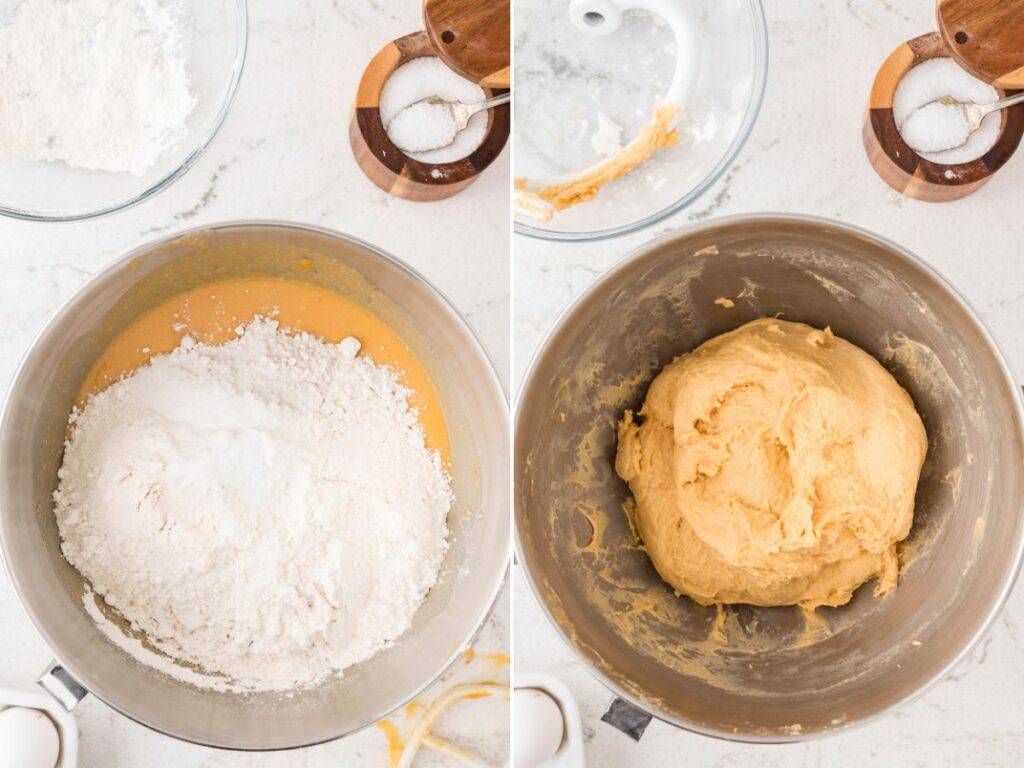 Process images for this dinner roll recipe