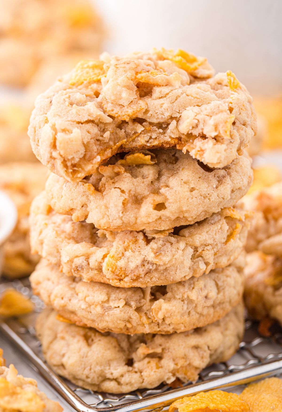 Best Easy Chewy Cornflake Cookies - Together as Family