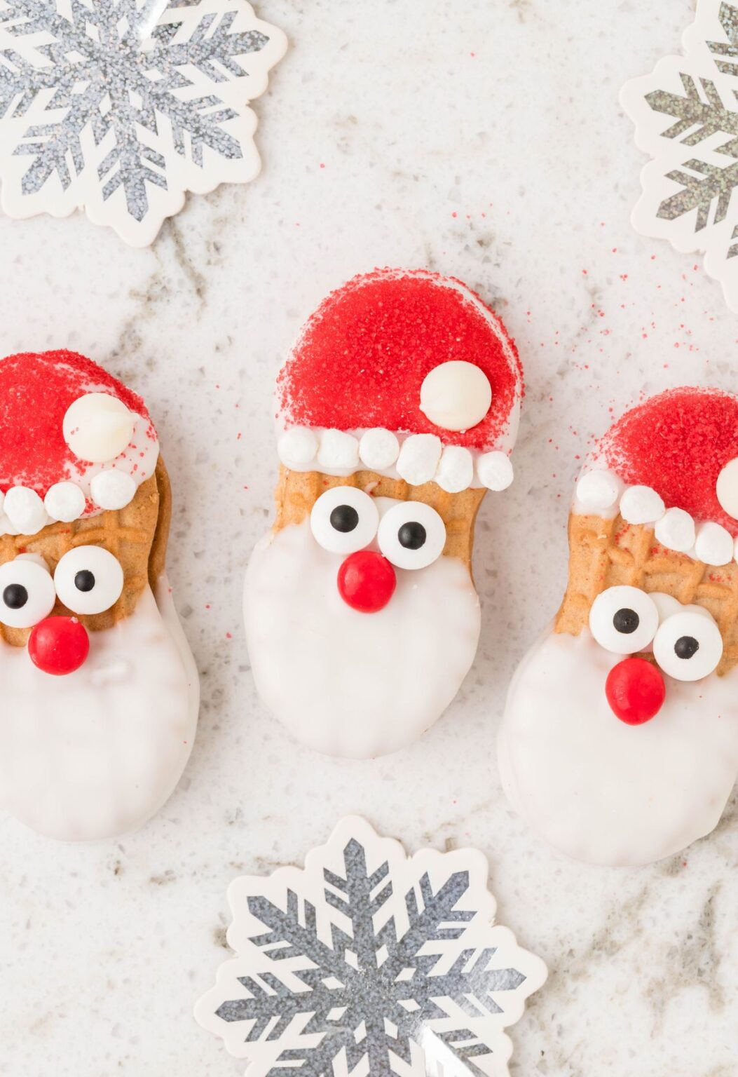 Santa Making Cookies Easy Santa Claus Cookies (Made With Nutter Butter Cookies) - Together ...