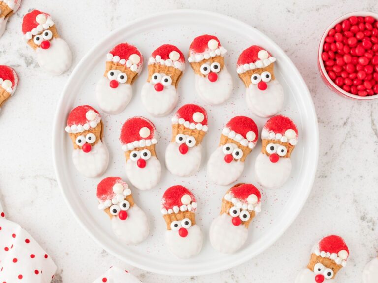 Easy Santa Claus Cookies (Made With Nutter Butter Cookies) Together