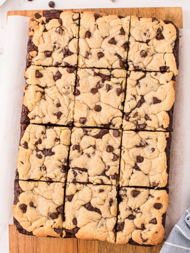 Brookies Recipe (Chocolate Chip Cookie + Brownie)
