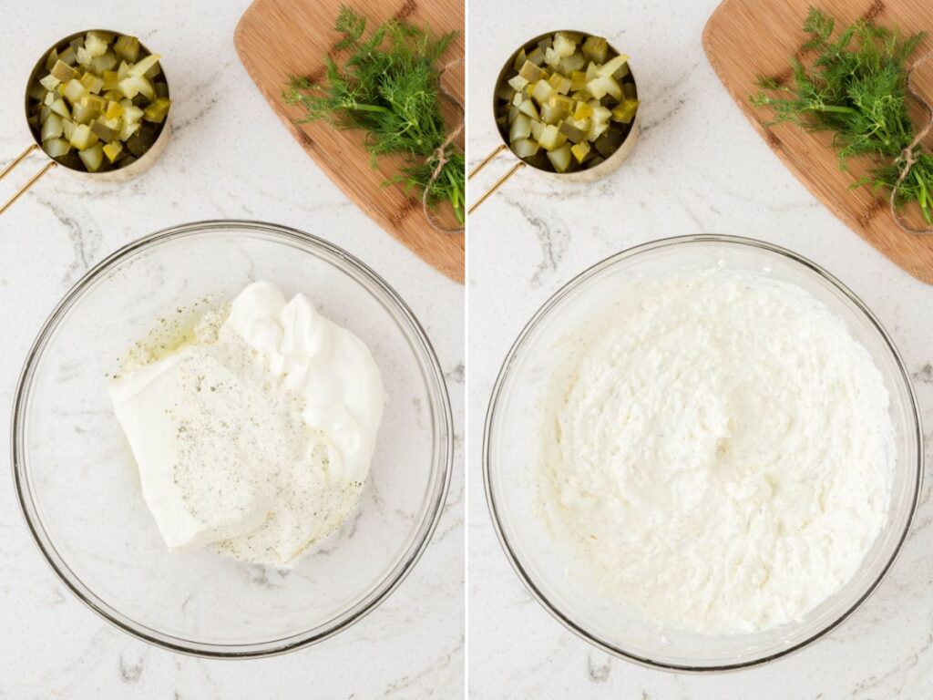 Process images for this dip appetizer recipe