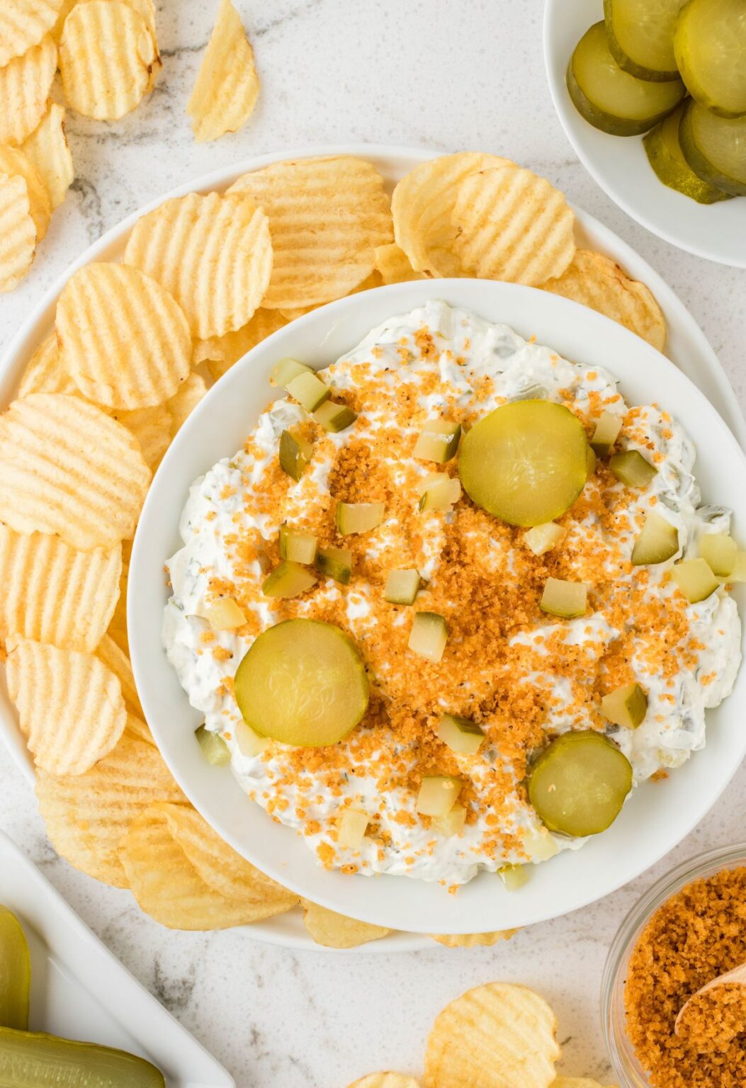 Fried Pickle Dip Recipe Together as Family