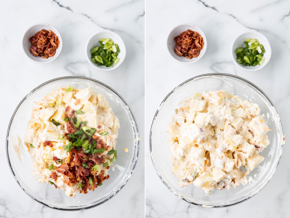 Cheesy Potato Bacon Casserole (Oven Baked Loaded Potatoes) - Together