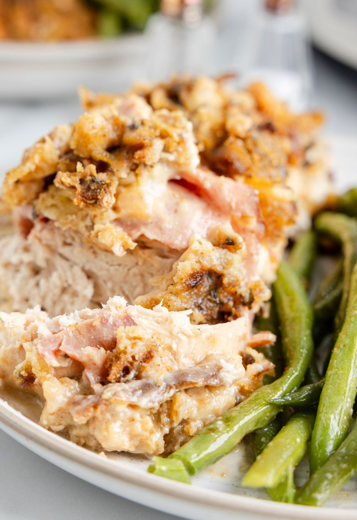 Crockpot Chicken Cordon Bleu (Easy Slow Cooker Recipe) - Together as Family