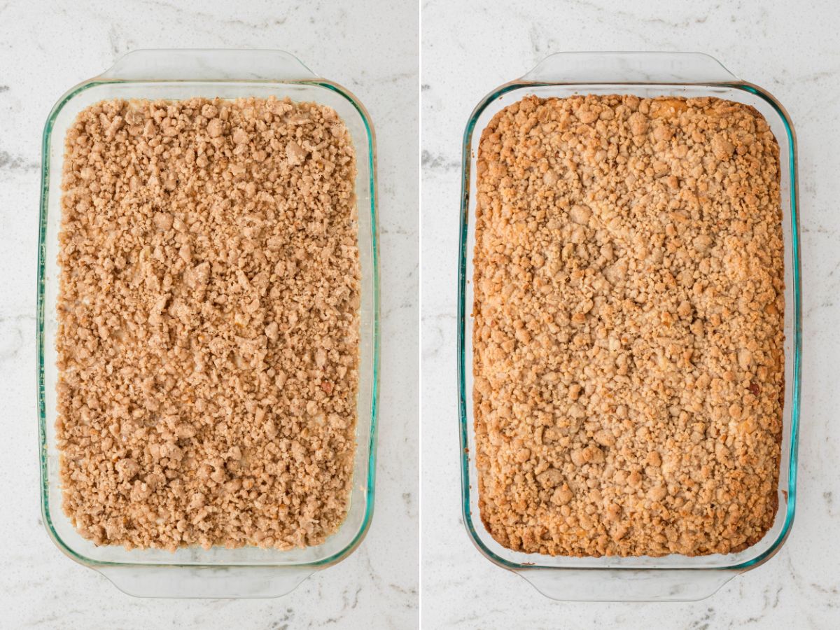 EASY Bisquick Coffee Cake With Streusel Crumb Topping - Together as Family