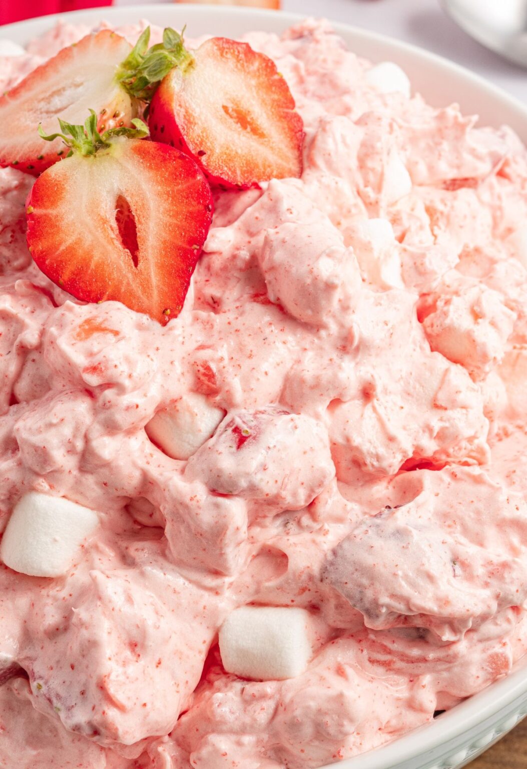 Strawberry Jello Fluff - Together as Family