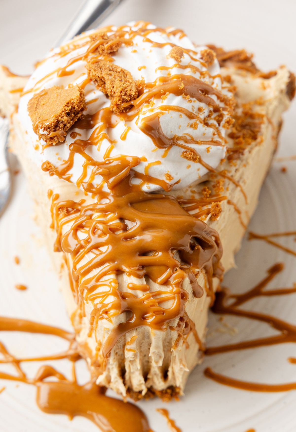 No Bake Cookie Butter Pie (Biscoff Cream Pie with Speculoos) - Together ...