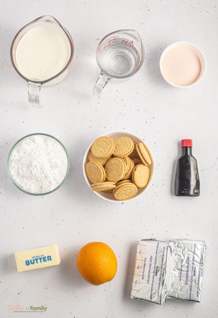 Ingredients for this dessert recipe