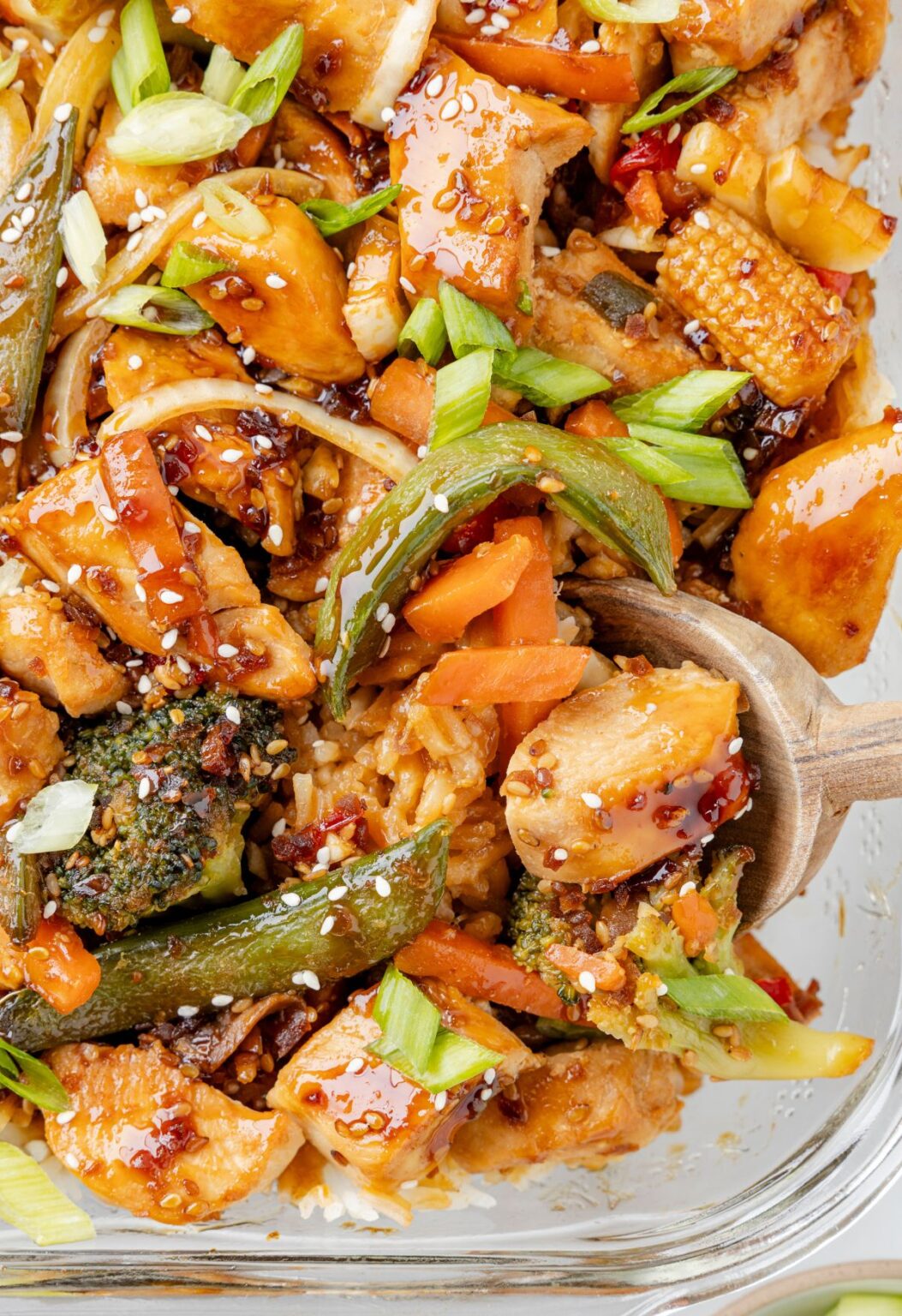 Chicken Teriyaki Casserole - Together as Family