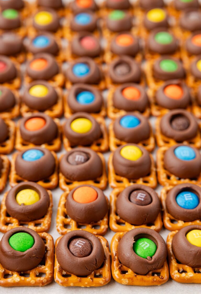 Hershey Kisses Pretzels (With M&M Candies & Chocolate Kiss) - Together ...