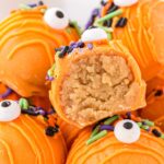 halloween oreo truffles with candy eyeballs