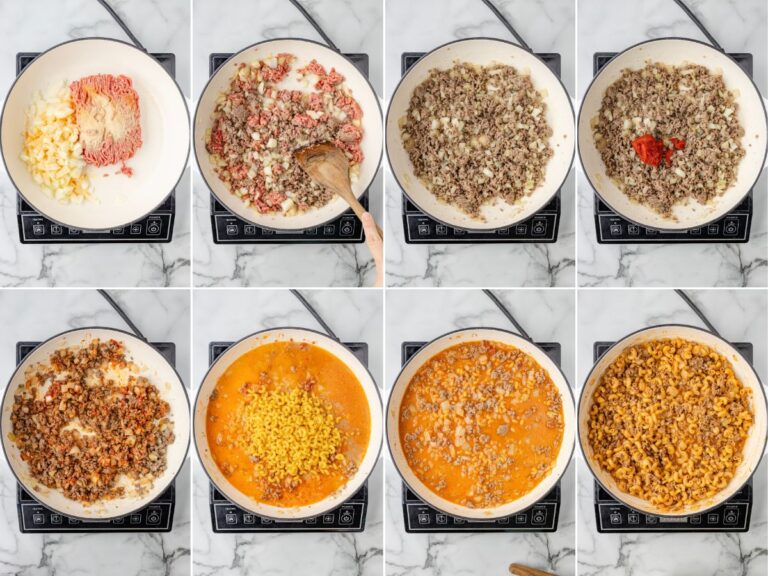 ONE POT CHEESEBURGER MACARONI RECIPE visual data 8