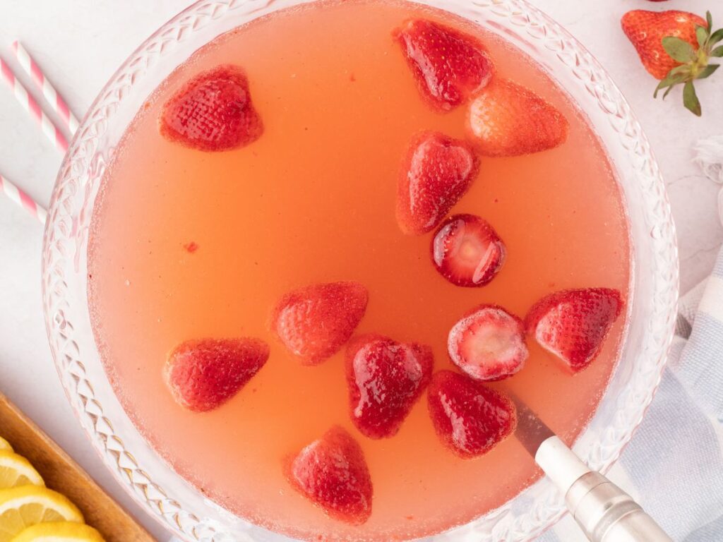 process images of the punch recipe