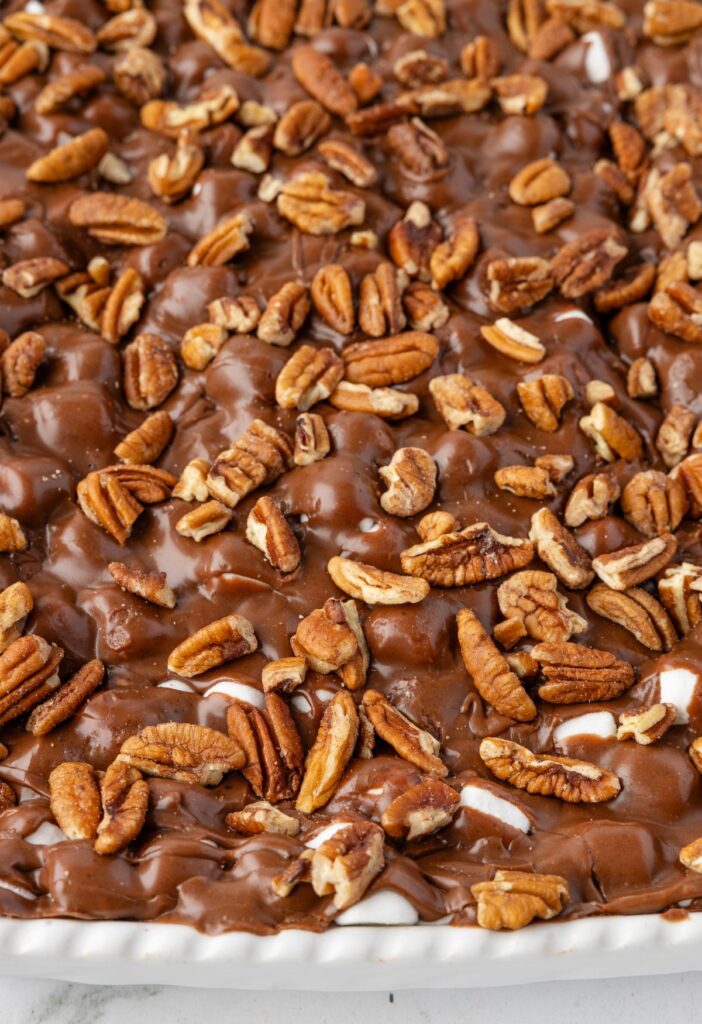 Side view of the mississippi mud cake