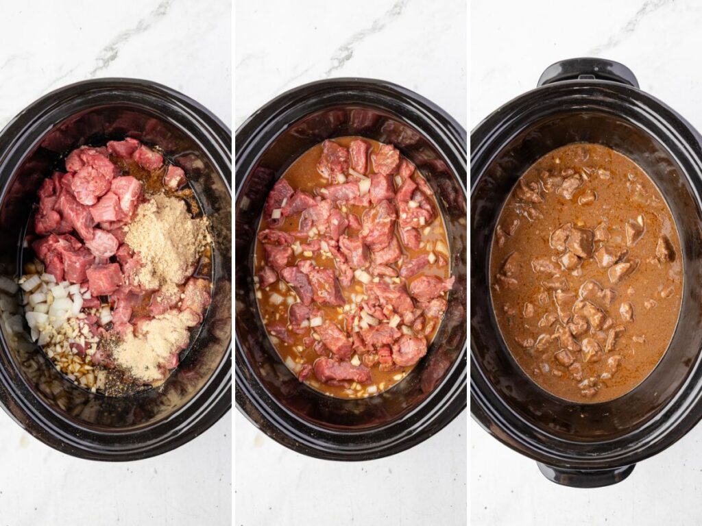 process images for this slow cooker dinner beef recipe