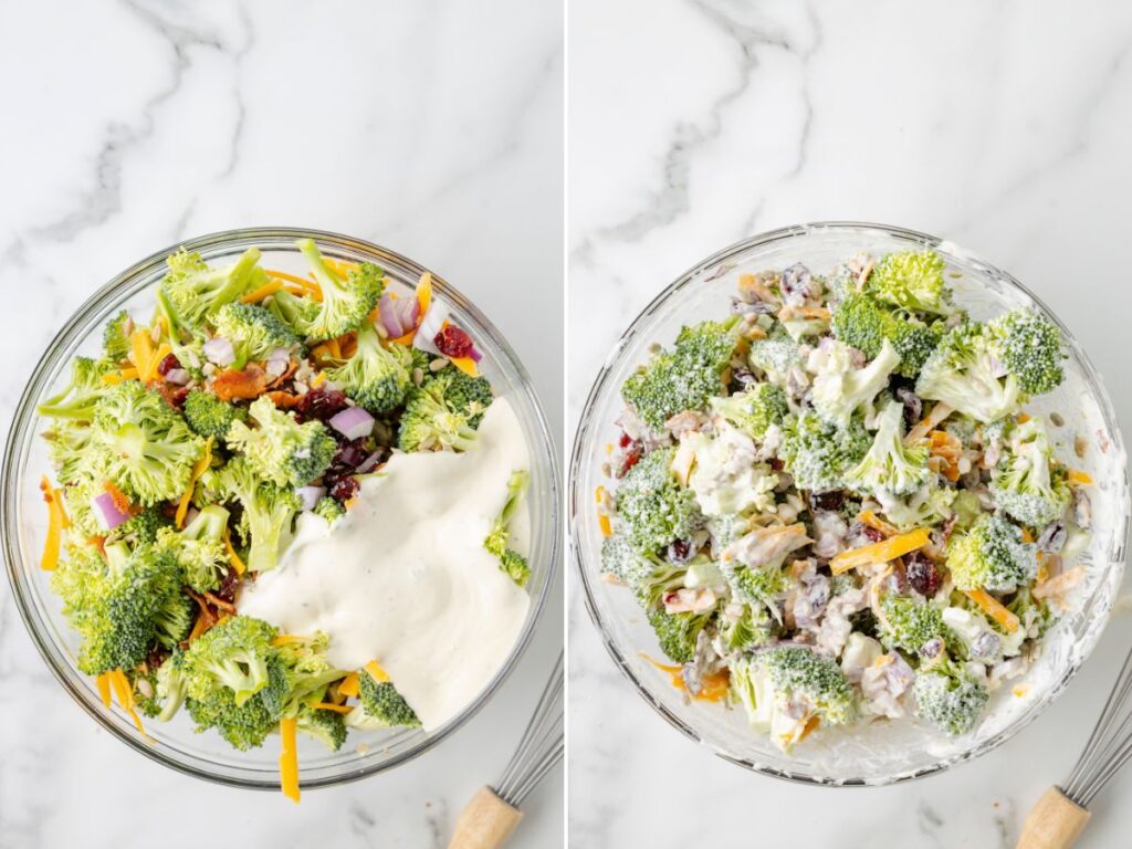 process images for broccoli salad