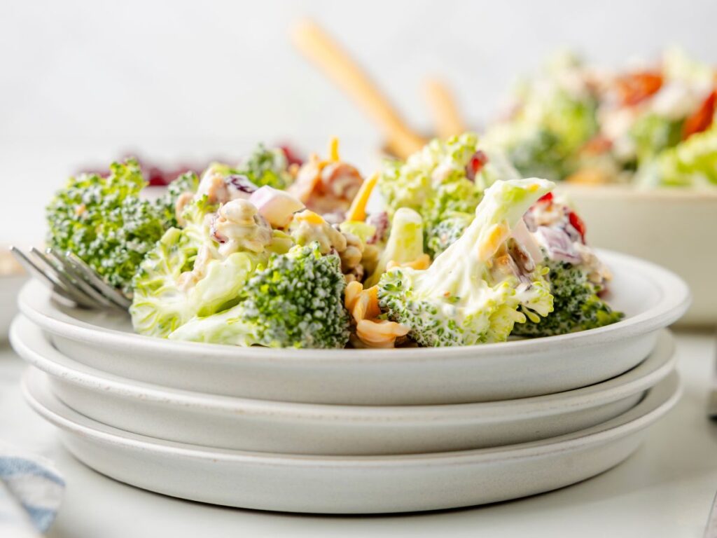 process images for broccoli salad