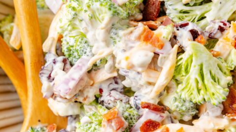 broccoli salad with sour cream dressing Easy Broccoli Salad