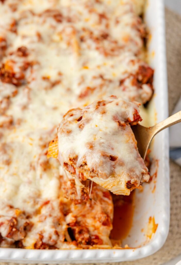 Spoonful of stuffed shells 