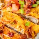 Sliced monterey chicken breast