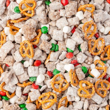 Tray of the snack mix