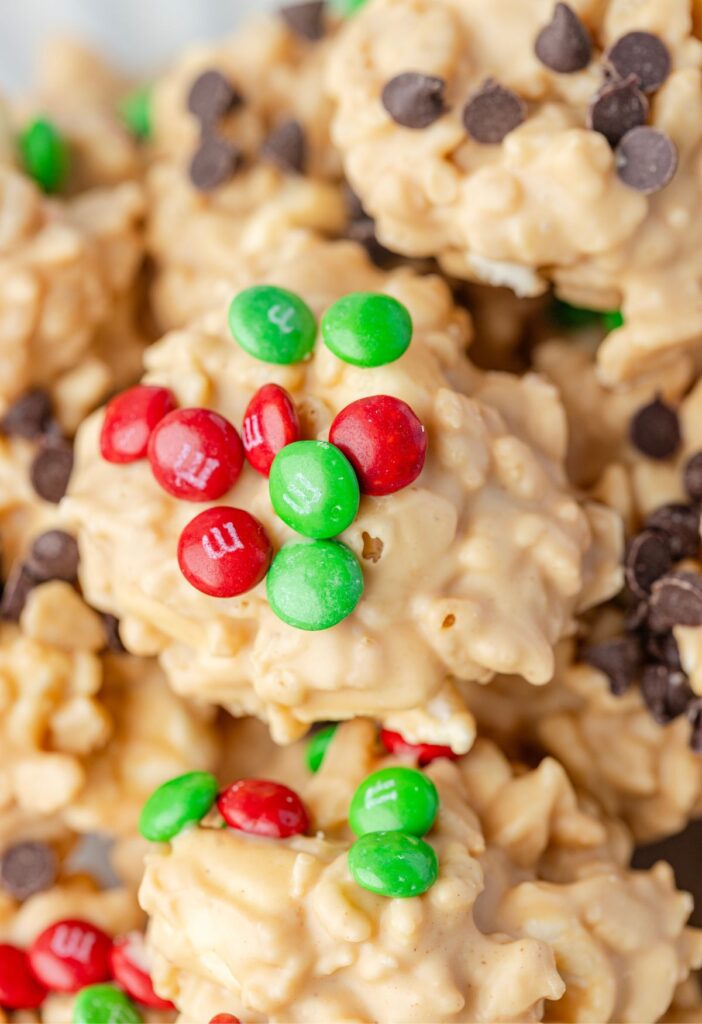 Cookies on a white plate