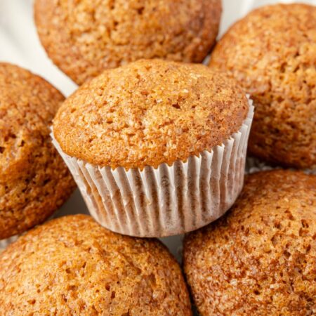 Muffins inside muffin liners