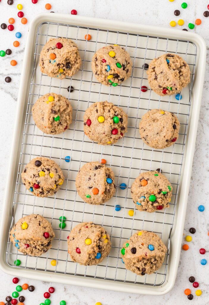 No Flour Monster Cookies