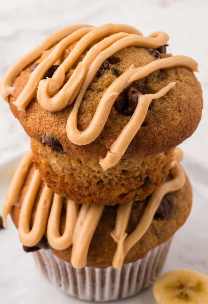 Stack of two muffins