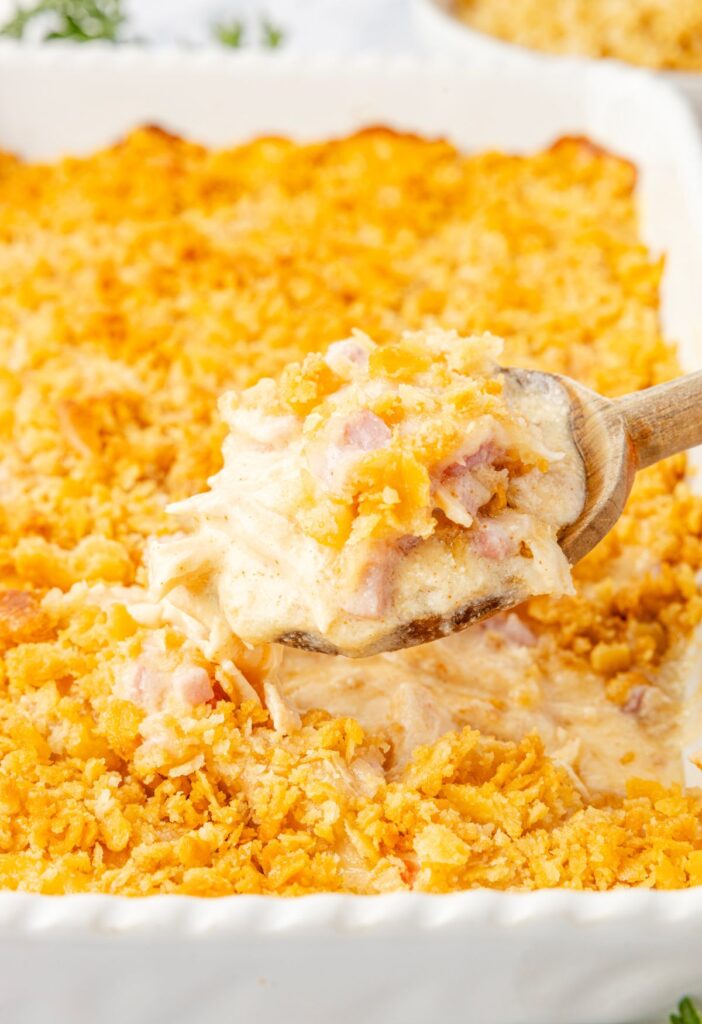 Scoop of the casserole