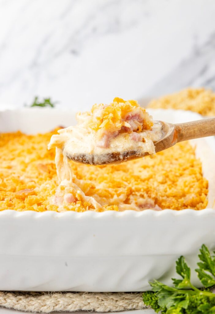 Side view of the pan