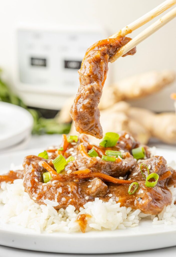 hero image of the Mongolian beef recipe