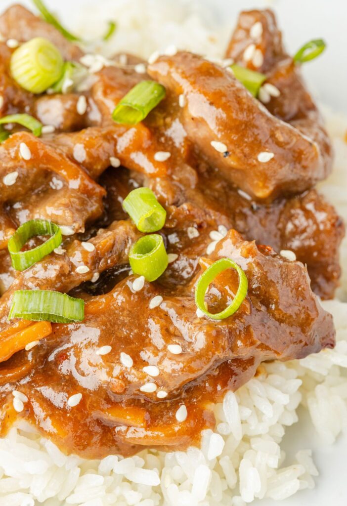 hero image for the Mongolian beef recipe