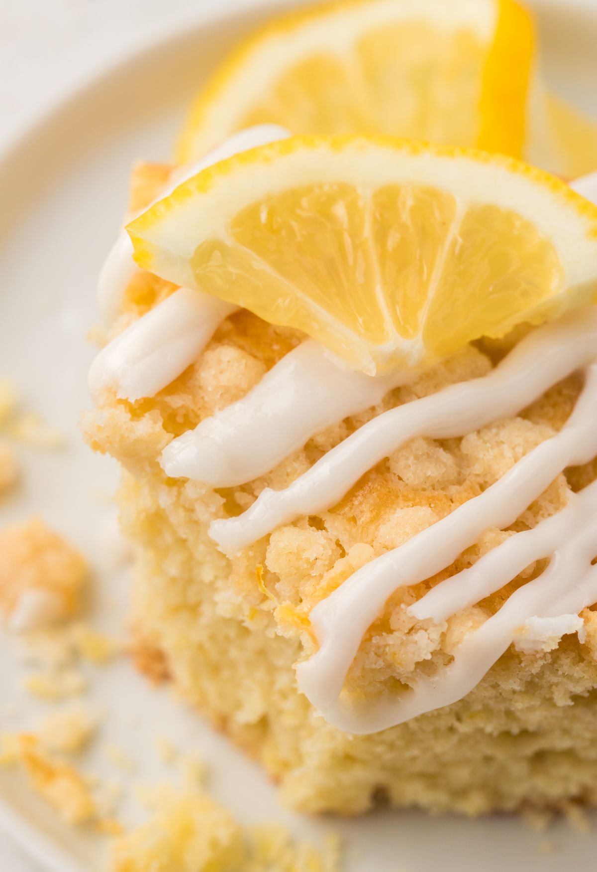 Lemon Coffee Cake with Lemon Streusel Topping - Together as Family