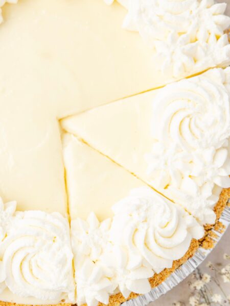 A no bake cheesecake